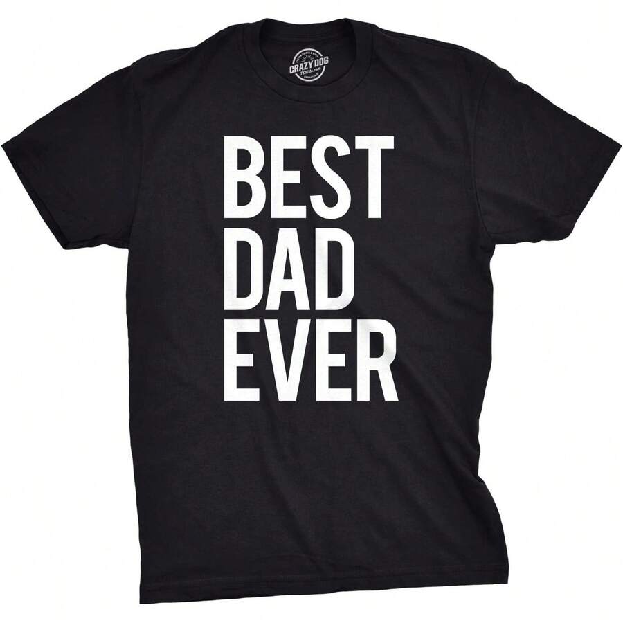 Camiseta para Hombre "El Mejor Papá del Mundo", Divertida para Esposo, Novedosa, Oversized, Personalizada, Algodón, Streetwear, México 2026, Camiseta con Gráficos, Tallas S-XXXL, playera,Ove - Negro - Ver 1