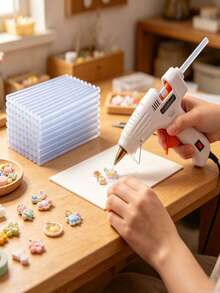 10pcs/20pcs Hot Glue Sticks, 10cm X 0.72cm Mini Size Transparent High Temperature Glue Sticks, Suitable For Crafts, DIY And Home Repair Needs - Hot Melt Adhesive - View 7