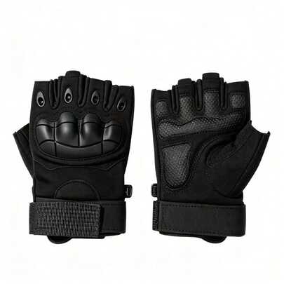 Luva Tática Sem Dedos com Almofada Moto Proteção para Motoqueiro, Ciclismo, Treino e Aventuras ao Ar Livre A melhor opção de presente