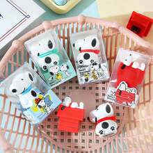 1pc Snoopy Plush Cartoon Pencil Sharpener, Cute Design, Manual Mini Pencil Sharpener, Stationery Gift Prize, New Year Gift, Valentine's Day Gift, Easter Gift [Random Style] - Multicolor - View 5