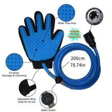 Multifunctional Pet Bathing Shower Glove, Massage Comb With Retractable Water Hose And Multi-Interface Connector, Rinse And Groom Simultaneously, Suitable For Cats And Dogs, Home And Outdoor Cleaning And Grooming - Random Color - View 7
