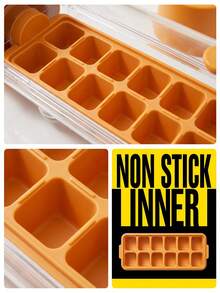 Space-Saving Square Ice Cube Mold, Easy Release Rotating Design Anti-Odor, Aesthetic Ice Tray, Suitable For Freezer, Bartender Use, Leak-Proof Ice Cube Tray, Perfect For Summer Picnic Cold Drinks, Camping Essential, Kitchen Gadget, Party Supplies - Ice Cubes - View 11