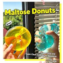 1 Peça Brinquedo de Alívio de Estresse Moldável de Maltose em Formato de Rosquinha, Brinquedo de Rebote Lento, Aperte Divertido, Essencial para Socialização-Interação-Família-Mais Vendido-Alívio de Estresse, Macio ASMR, Aperte, Rebote Lento, Crocante, Macio, Halloween - Multicolorido - Visão 11