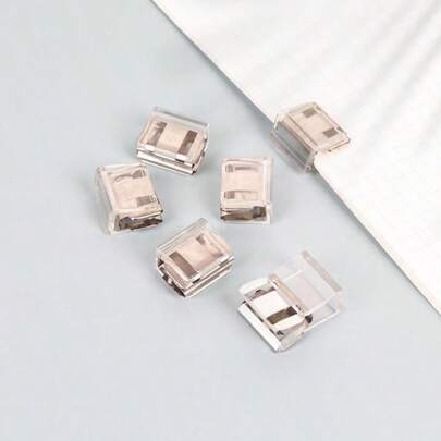 6/10/15 piezas Clips invisibles para acortar la pierna del pantalón, sujetadores de dobladillo de pierna de pantalón anti-arrastre, dispositivo de cierre de pierna de pantalón con hebilla oculta sin costura, hebilla de pierna de pantalón anti-arrastre en el suelo