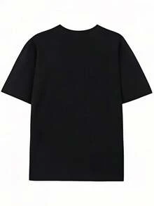 E & Stampa Bandiera – 100% Cotone, Vestibilità Slim, Camicia a Maniche Lunghe con Emblema Norvegese, Design Casual a Girocollo con Motivo Topografico per Attività all'Aperto Primavera/Autunno & Eventi Ispirati alla Norvegia - nero - Visualizzare 3
