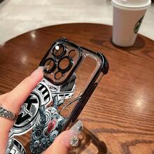 1 pieza Funda de Suave TPU Antigolpes para iPhone 17-11 Ais/E/Pro/Max/Plus Galaxy S20-26 Plus/Ultra, PIXEL, - SJFS-BK-DL6DFS2086 - Ver 5