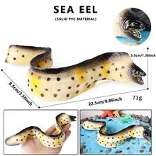 Large Realistic Solid PVC Plastic Ocean Animal Models - Shark, Prehistoric Sea Creatures, Megalodon, Whales Figurines, Decorations, Toys, Holiday Gifts - Multicolor - View 31