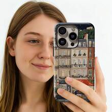 Funda de teléfono estilo París, compatible con  17/16/15/14/13/12/11 Pro Max, compatible con  Galaxy S25/S24/S23/S22/S21.  HONOR  OPPO - Multicolor - Ver 6