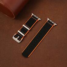 Multicolour Nylon Smartwatch Band Compatible With Apple Watch 11-1 SE Ultra 3 2 1 Compatible With Apple Watch 38/40/41/42/44/45/46/49mm Men Casual Strap - Mouldless - View 17