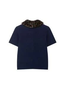 DEEKA Cardigan Rajut Kerah Motif Hewan Gaya Eropa dan Amerika Terbaru untuk Wanita Musim Gugur/Dingin Musim Panas - Angkatan laut - View 9