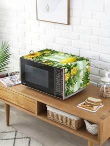 1pc,Summer Style,Pastoral Refreshing Summer Table Runner,Lemon Line Print,Multiple Sizes Available,Entrance Decor,Microwave Dust Cover,Suitable For Kitchen Dining Table Decoration,Party Decor,Dining Table Decor,Dining Table Arrangement,Home Decor - Green - View 5