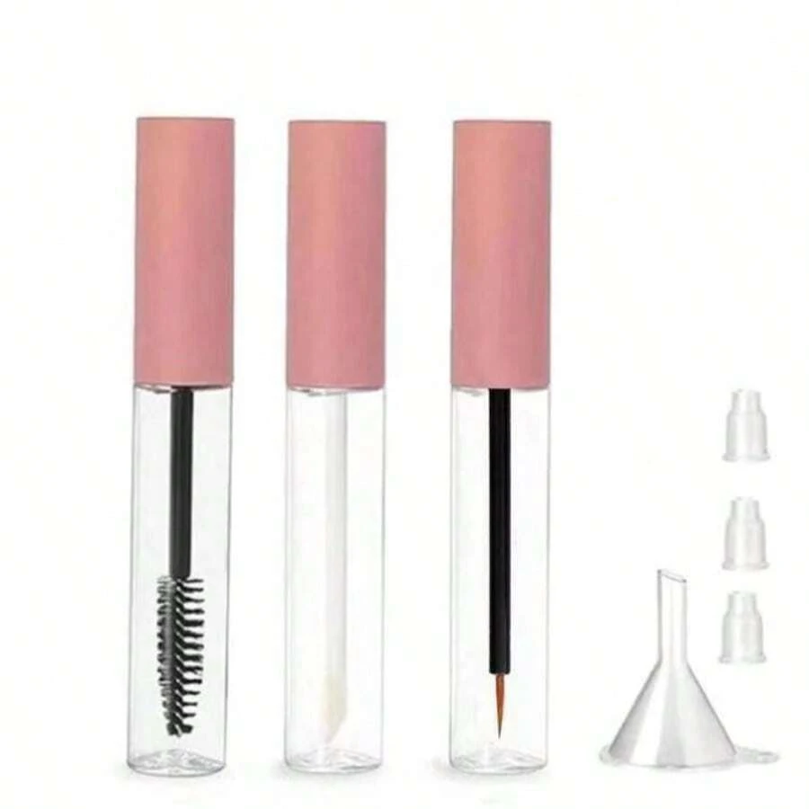 10/5/3/1 Pc 10ml Empty Mascara Tubes, 0.34oz Cosmetic Containers, Reusable Makeup Tools Mascara Bottle Jars,Makeup,Vanity,Travel,Makeup Accessories,Travel,Cheap Stuff,Travel Essential - Multicolor - View 1