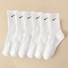 2/5/10/12/20/1 Pair Men's Sports Socks, Running Socks, Mid-Calf Anti-Slip Design, Odor-Resistant Basketball Socks - Multicolor - View 6