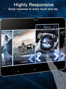 Gorilla Hero 2pcs High Definition Tempered Glass Screen Protector, Made Of Durable Glass Material, Resistant To Scratches During Daily Use, Ensures Long-Term Protection For Tablet Screen. Compatible With Tab S9 FE+ / Tab S10+/Tab S9+ /Tab S8/Tab S7/ Pro 13-Inch (2024)/ Pro 12.9-Inch(2018/2020/2021)/ 2025( A16)/ Air 4/Air 5 (10.9 Inch) And Other Series. - Clear - View 8