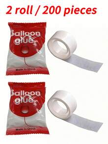 300/200/100 Stück transparente Ballon-Klebe-Punkte, doppelseitige Ballon-Klebe-Punkte, abnehmbare ultradünne Aufkleber-Klebe-Punkte, 100 Stück/Rolle, geeignet für Hochzeit, Geburtstagsdekoration, Kunst & DIY-Basteln, Partyzubehör, Schulanfang, Abschlussfeier - Verschiedenfarbig - Übersicht 11