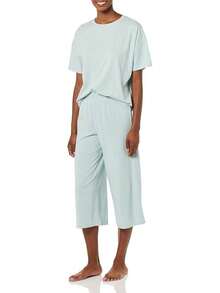 Conjunto de Pijama de Jersey Tejido para Mujer de  Essentials - Blanco - Ver 3