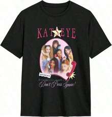 Ropa de Mujer, Tops de Verano, Camisetas Gráficas, Ropa de Verano Y2kY2Y; Ropa de Club para Mujer; Ropa de Trabajo para Mujer E0YJ; Conjuntos de Verano KSC5 - Negro 4 - Ver 1