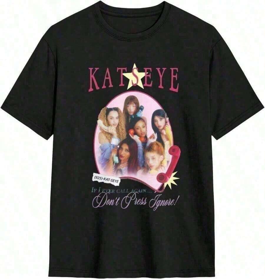 Ropa de Mujer, Tops de Verano, Camisetas Gráficas, Ropa de Verano Y2kY2Y; Ropa de Club para Mujer; Ropa de Trabajo para Mujer E0YJ; Conjuntos de Verano KSC5 - Negro 4 - Ver 1
