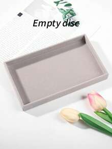 8pcs Grey Jewelry Display Storage Tray Set, Velvet Jewelry Display Tray, Suitable For Storing Earrings, Studs, Necklaces, Rings, Bracelets, Watches, Lipsticks, Perfumes, Cosmetics, Etc., Ideal For Use In Bathroom, Bedroom, Vanity, Multiple Styles Available, Perfect Gift - Multicolor - View 13
