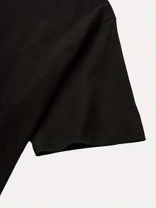 Plus Size T-Shirts - Black - View 4