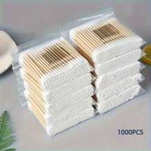 100/500/1000pcs Multi-Functional Makeup And Ear Cleaning Swabs, Dual-Use For Personal Care And Home Use. Dual-Head Design, Fragrance-Free Hypoallergenic Face And Ear Cleaning - Cotton Swab - View 8