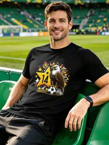 Men T-Shirts - Black - View 1