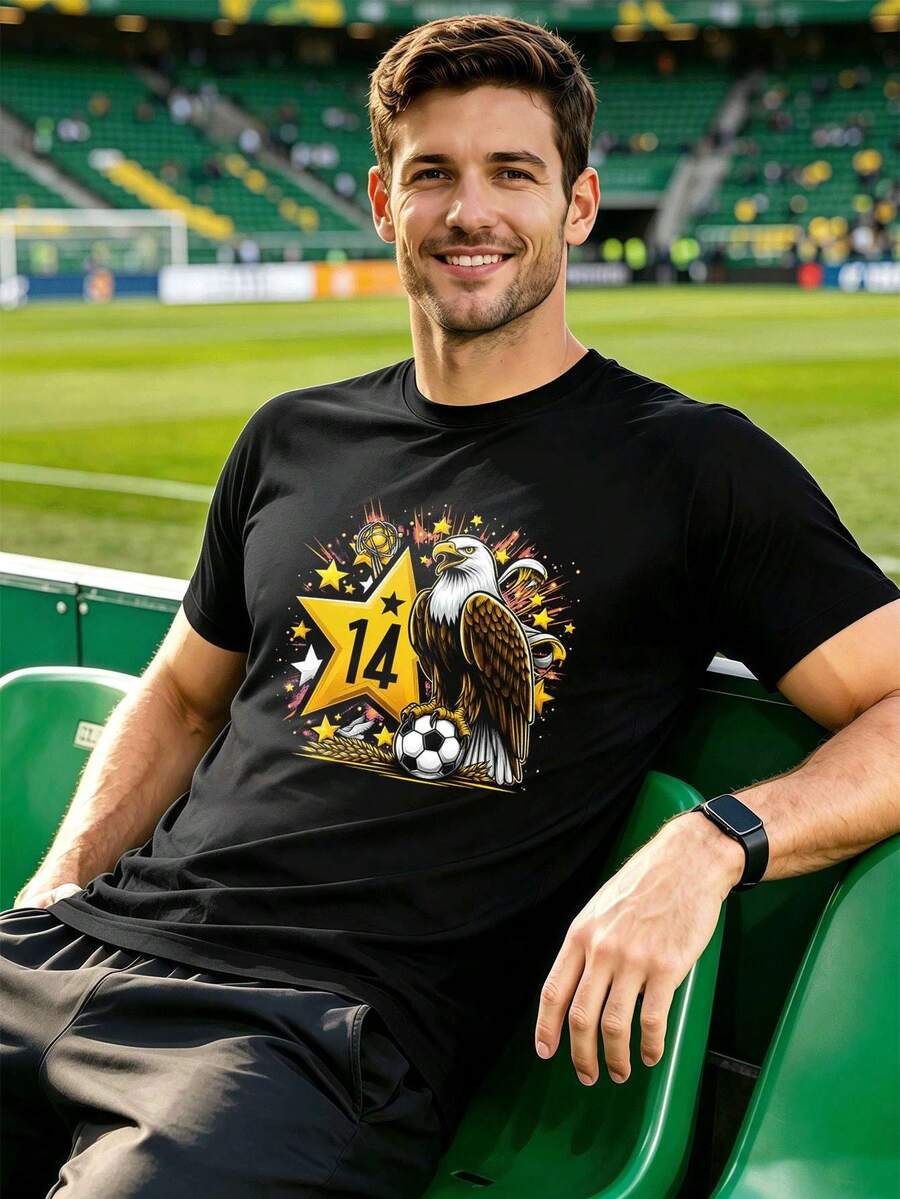 Men T-Shirts - Black - View 1