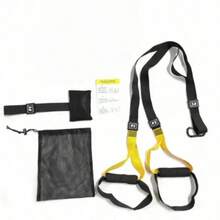 1 Set Gym Resistance Training Kit - Full Body Home Fitness Set, Includes Suspension Training Straps, Door Anchor, Handles And Storage Bag, Suitable For Strength Training, Flexibility Exercises And Indoor/Outdoor Fitness - A - View 7