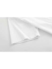 Camiseta Unisex de  de Manga Corta y Cuello Redondo – Ideal para Fiestas, Fresca y Transpirable, Básica para Hombres, Uso Casual Diario, Regalo de Cumpleaños Perfecto - Blanco - Ver 3