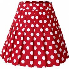 Hoerev - Falda Corta Plisada de Cintura Alta para Mujer y niña - Rayas Blacknavy - Ver 41