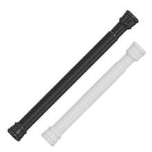 Barra Telescópica Sin Perforar para Cortinas y Ropa, Varilla Extensible Antideslizante para Baño, Cocina y Balcón, Soporte para Colgar Ropa Resistente al Desgaste - A - Ver 9