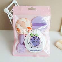 5pcs Thickened Marshmallow Powder Puff Set, Dry & Wet Dual Use, Non-Absorbent For Powder, Foundation And Cushion, Makeup Tools Suitable For All Skin Types - Multicolor - View 10