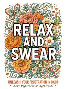Relaxing Coloring Book For Adults, 24 Pages Of Fun Doodles, Relieve Stress At Your Own Pace, 120g Thick Paper, A4, Gift For Parents And Friends, Birthday, Holiday, Back To School, Stationery - Relaxation Patterns - View 8