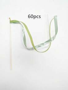 10/20pcs Ribbon Wands With 3-Layer Lace Ribbon And Golden Bells, Party Wands, Party Favor Ribbon Sticks, Magic Fairy Wands, Suitable For Wedding Decoration (Green), Best Gift, Wedding Decor, Home Decor, Room Decor, Bridal Shower Birthday Graduation Decoration, Party Decor, Bachelorette Party Decor - Green - View 9