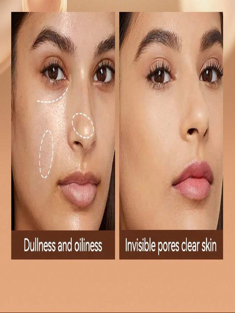 1pc Oil-Control Setting Powder Compact, Soft Flocked Powder Puff - Double-Sided Fine Flocked, Skin-Friendly And Gentle, Absorbs Facial Oil, Oil-Absorbing Makeup Touch-Up Tool, Portable Makeup Sponge, Suitable For Loose Powder, Blending And Setting, Ideal For Creating Flawless Foundation, Contouring And Eye Makeup, Durable Beauty Tool, - Multicolor - View 8