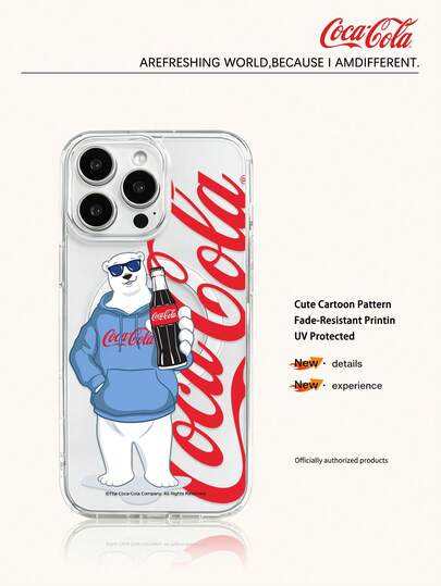 Coca-Cola Classic Phone Case With Wireless Charging, Lightweight Transparent Material, Anti Drop And Anti Slip, Cartoon Anime Phone Case, Compatible With Android Series Phone Cases Galaxy S22, S23, S24, S25, S26 And More Apple 17,17 Air,17 Pro,17 Pro Max,11,12,13,15,16 Pro,16 Pro Max,14 Plus,15 Plus,16 Plus,15 Pro,16 Pro Max,XR. Suitable For Gifting To Family And Friends
