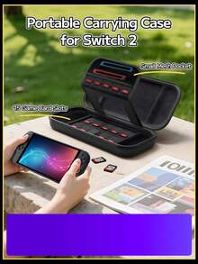 相容於 Switch 2，可收納遊戲主機與配件，防摔防震防刮防水，實用遊戲配件 - 查看 5