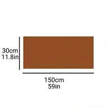 1pc Lychee Texture Self-Adhesive Leather Repair Patch - Suitable For Car Interior/Furniture/Sofa/Motorcycle Seat - Strong Adhesive Backing Scratch-Resistant Waterproof Leather Patch, Universal Car Vinyl Film - Reddish-brown Repair Patch - View 3