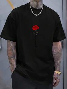 Print Tee Shirt, Tees For Men, Casual Short Sleeve T-Shirt For Summer - 白色 - 查看 7