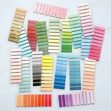 200/400 piezas Pestañas de índice de página, marcadores reutilizables semitransparentes de colores, etiquetas de índice de cinta elegante, pestañas de índice adhesivas transparentes de PET de colores vintage - Unitalla - Ver 12