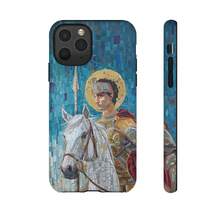 Gran Mártir San Jorge, Matador de Dragones, Funda para   Galaxy, Ícono de Mosaico Bizantino, Cristiano Ortodoxo,  HONOR  OPPO - Multicolor - Ver 8