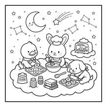 GDTME 舒適可愛寵物：適合青少年與成人的可愛親密著色書，包含可愛動物角色與簡單設計，旨在放鬆與激發創意，7.9x7.9 英吋 - 可愛舒適 - 查看 1