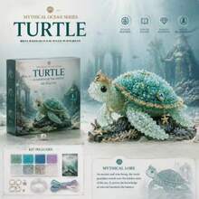 1件裝新款超吸睛迷你3D串珠動物手工DIY套組，手工動物珠飾組，適合居家、朋友與閨蜜聚會，手工藝愛好者必備工具，萬聖節、聖誕節、生日最佳禮物 - 彩色 - 查看 9