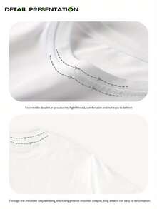 Camiseta de manga corta para hombre con estampado de calavera y barba estilo vikingo, estilo urbano, adecuada para primavera, otoño e invierno, cómoda y versátil,% algodón con liger - Blanco - Ver 3
