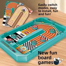 Children's Multi-Function Brain Development Board Game Gift Set 6-In-1 Pop-Up Scoring Competitive Game Color Recognition Logic Reasoning Puzzle Toy Parent-Child Memory Flip Matching Interactive Desktop Educational Tool To Train Children's Observation Reaction And Concentration - Multicolor - View 8