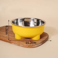 Customized Text LOGO Pet Bowl Dog Food Bowl Milk Bowl Dog Bowl Stainless Steel + Plastic Material Dog Eating Bowl Easy To Clean Durable, Customizable Plastic Pet Bowl, Personalized Name Customization, Suitable For Dogs And Cats, Detachable Stainless Steel Bowl Design Easy To Clean, Perfect Pet Souvenir Gift, - Multicolor - View 14