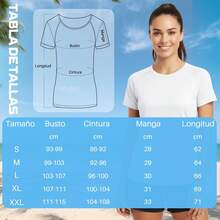 Lukovee Paquete de 5 Camisetas Deportivas para Mujer de Secado Rápido, Playeras Blusas Deportivas Mujer Transpirable, Ajuste Holgado, para Fitness, Yoga, Correr, Gimnasio - Colores claros - 5 piezas - Ver 6