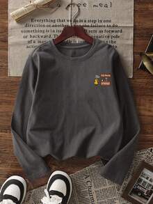 Tween Girl 3pcs Solid Color Casual Long Sleeve T-Shirts, Suitable For Tween GirlsAutumn/Winter Tops, Young Student Children's Clothing, Suitable For Outerwear And Layering - Multicolor - View 8