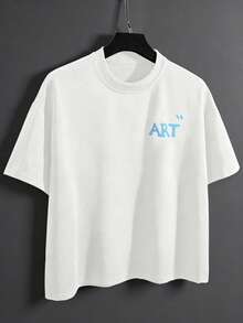 ChristmasMen's Street Style: Floral Foam 3D Print Short-Sleeve-Shirt Streetwear, Outdoor Music Festivals, Daily Outings,Hot Item - White - View 3