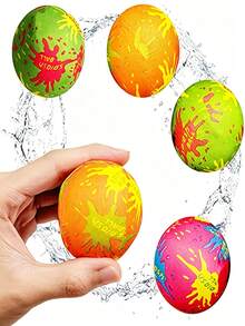 1-30 Reusable Water Balloons, Soft Water Beads For Pool, Beach, Backyard Outdoor Games, Fun Water Balloon Party Favors For Adults Summer Party - Multicolor - View 3